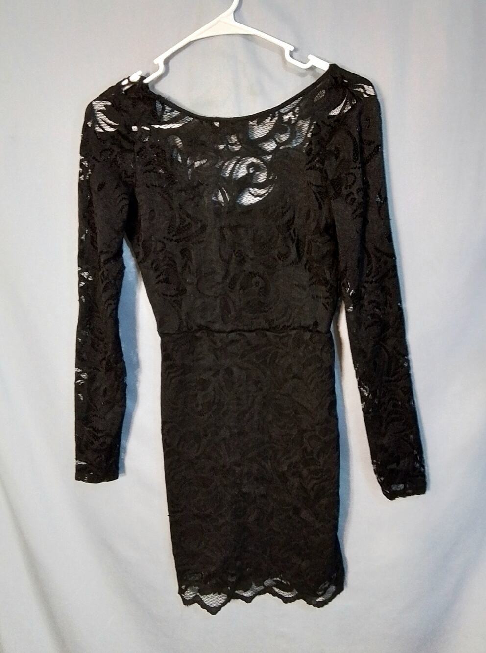 Forever 21 Black lace mini dress